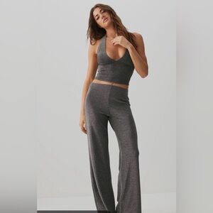 Ardene Charcoal Wide Leg Jumpsuit